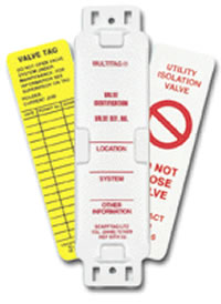 Scafftag Valvetag - Identification and Work Control System for Valves (Pack of 10)