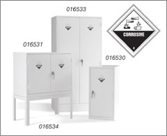 Barton Storage Safestore - Acid Substance Cabinet  c/w 3 shelves 1829 x 915 457mm - 016533