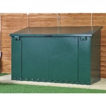 Asgard Green Metal Garden Storage Box With Lift Up Lid Product Asgard Green Metal Garden Storage Box With Lift Up Lid