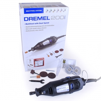 Dremel F0130200LK 200 Series Multi-Tool with 5 Accessories + EZ Speed Clic Starter Set