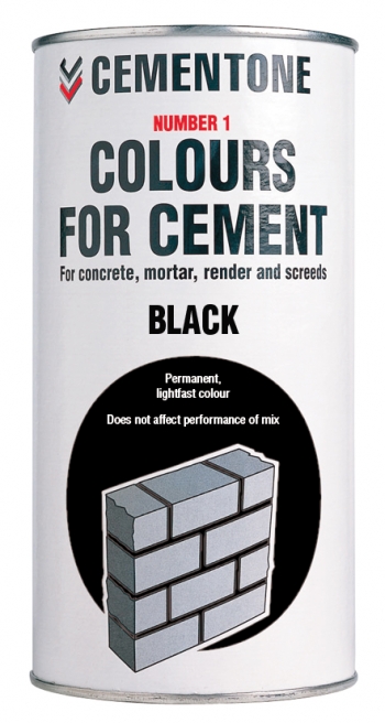 Bostik No 1 Cement Colours - Black - 1 kg - Box of 6