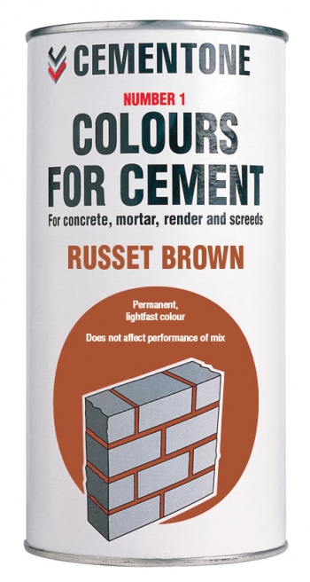 Bostik No 1 Cement Colours - Russet Brown - 1 kg - Box of 6
