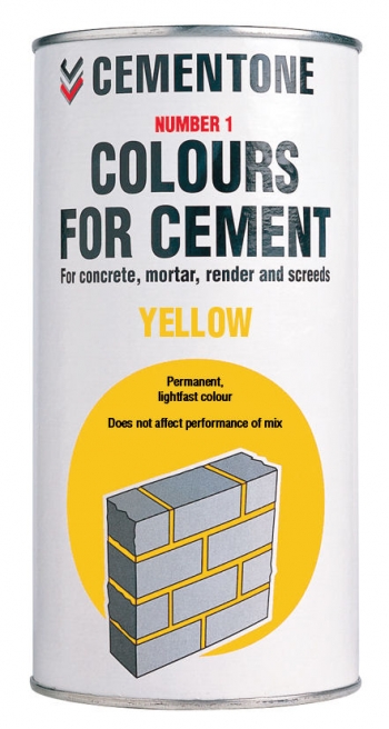 Bostik No 1 Cement Colours - Yellow - 1 kg - Box of 6