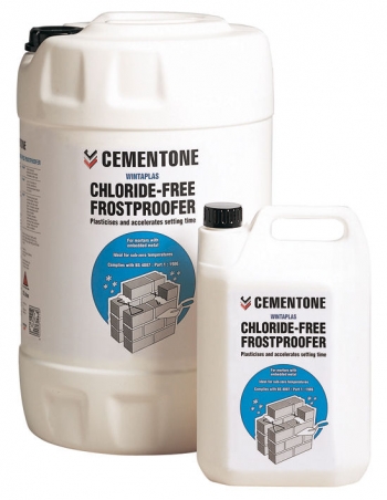 Bostik Wintaplas (chloride-free Frostproofer) - 5 litre - Box of 4