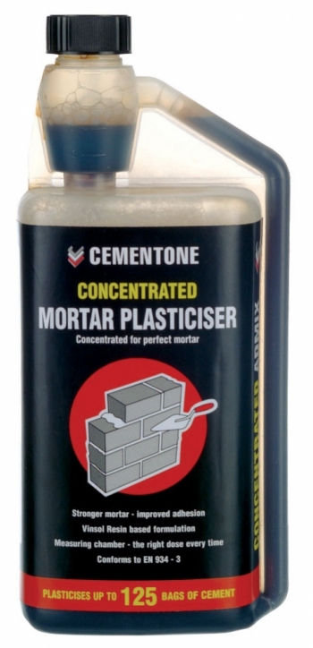 Bostik Mortar Plasticiser Concentrated - 1 litre - Box of 6