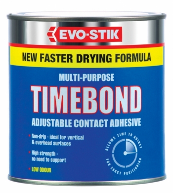 Bostik Timebond Thixotropic Contact Adhesive - 500 ml - Box of 6