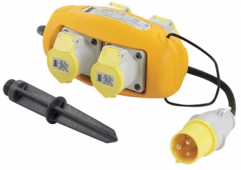 Defender Spider Spike - 2x 230V 13A Sockets - Code E13245