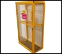 SED Gas Bottle Storage Cage - 1.7m x 1.0m x 0.5m Gas Cage (Shelf Included) - c/w Highly Flammable Sign