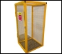 SED Gas Bottle Storage Cage - 1.8m x 0.9m x 0.9m Gas Cage - c/w Highly Flammable Sign