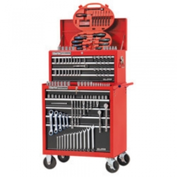 Clarke Pro211 Premium Ball Bearing Tool Chest, Cabinet and Tools Package