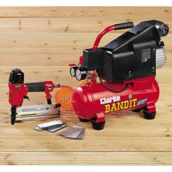 Clarke 'Bandit' Air Compressor & Nail/Staple Gun Kit