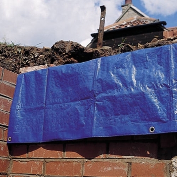 Clarke Blue & Silver Tarpaulin 6' x 8'