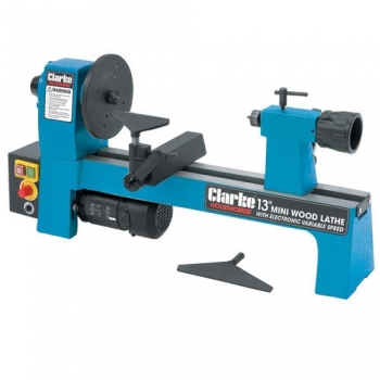 Clarke CWL325V 13inch Mini Wood Lathe with Electronic Variable Speed