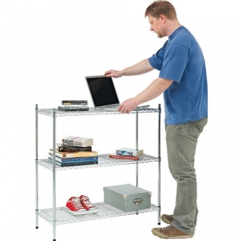 Clarke CS330 3 Shelf Wire Shelving Unit