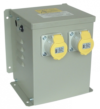 TMC Transformers Wall Mounted Transformer Intermittent Rating 3300VA (inc 2 x 16a sockets)