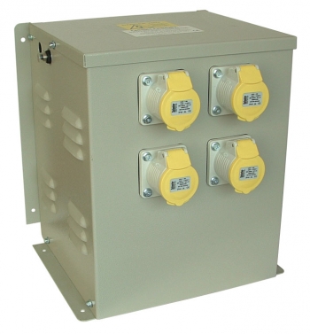 TMC Transformers Wall Mounted Transformer Intermittent Rating 5000VA (inc 4 x 16a sockets)