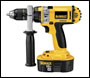 DeWalt DC988KA 18 Volt Cordless Combi Drill (2 x 2.4Ah and 1x 2.0Ah Ni-Cd Batteries)