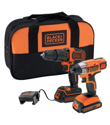 BLACK & DECKER BCK25S2S 18v - Twin pack - Code BCK25S2S