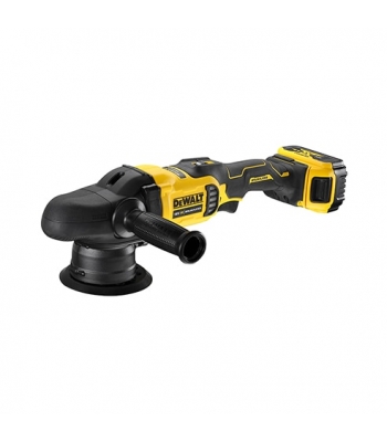 Dewalt DCM848P2 18V XR Brushless 125mm Dual Action Polisher - 2 X 5Ah - 18v
