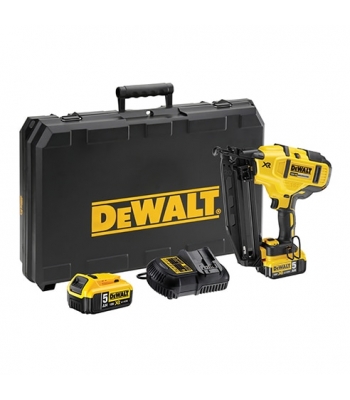 Dewalt DCN660P2 18V XR Li-Ion Brushless 16Ga Second Fix Nailer 5.0Ah Kit - 18v