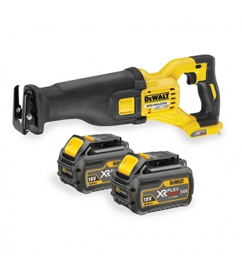 Dewalt DCS388T2 54v XR FLEXVOLT Recip Saw kitted with x2 batteries - 54v