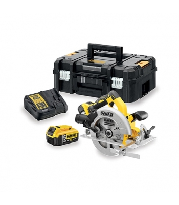 Dewalt DCS570P2 18v XR Brushless 184mm Circular Saw with 2x 5.0Ah - 18v