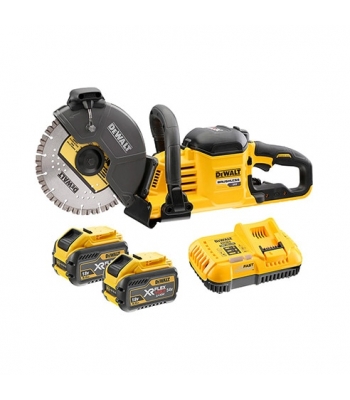 Dewalt DCS690X2 54V XR FLEXVOLT 230mm Cut Off Saw - 2 X 9Ah - 54v