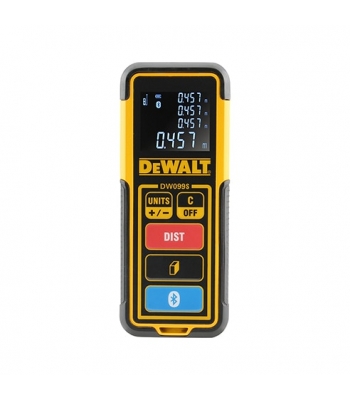 Dewalt DW099S 30M LASER DISTANCE MEASURE WITH BLUETOOTH - AAA batteries