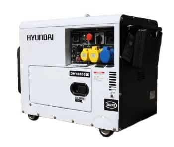Hyundai DHY8000SE 6kW 'Silent' Diesel Generator