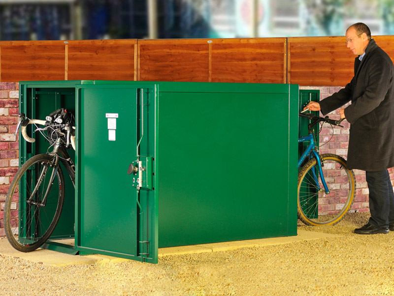 Asgard BL5 Double Ended Bike Storage Locker » Product
