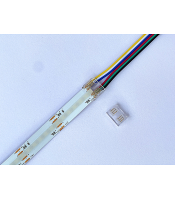 ENER-J RGBCW Strips connector with Power cable of 10 cms - Code ACC1116