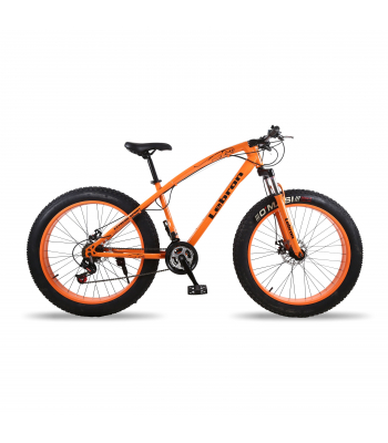 ENER-J 26 inches 21 gear Fat Sports Bike with High Carbon Steel, Orange - Code BK13