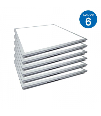 ENER-J LED Panel, 60x60cms, 40W, 3600Lm, 4000K, 2 yrs warranty (Pack of 6) - Code E105-6