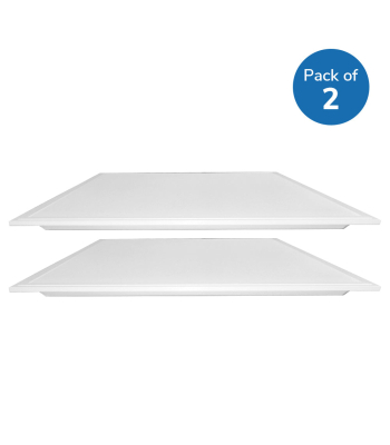 ENER-J 595x595 LED Backlit Panel with UGR<19, 100 Lm/W, No Flicker CE driver, 
3 Years Warranty. 2 pcs pack, 4000K - Code E136