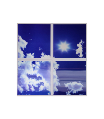 ENER-J Colour Changing and Dimmable SKY Cloud LED Panels 60x60 40W 3D Effect (set of 4 with Remote) - Code E152