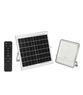 ENER-J 100W LED Floodlights with Solar Panels, 18W Solar Panel, 15AH Battery, 1700 lumens - Code E191