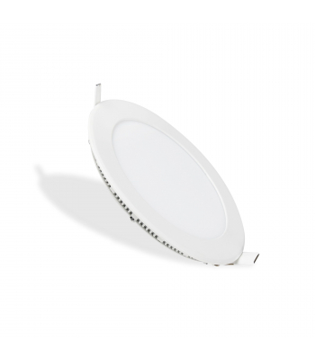 ENER-J 3W Recessed Round LED Mini Panel 85mm diameter (Hole Size 70mm), 6000K PACK OF 4 - Code E303-4