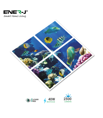 ENER-J Marine LED Panel 2D version, 60x60cms, 40W - Code E803X