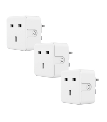 ENER-J Wi-Fi & Bluetooth Smart 13A Plug, Max 3120W, UK Plug (3 pcs pack) - Code MYS1002