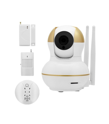 ENER-J Entry Level Smart Security Kit (1x Smart IP Camera +1x PIR Sensor +1x Door Sensor +1x Smoke Detector Sensor) - Code SHA5006