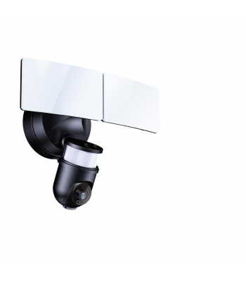 ENER-J Wifi Outdoor Security Kit with IP Camera and twin LED Floodlight, 2 way audio, White - Code SHA5293