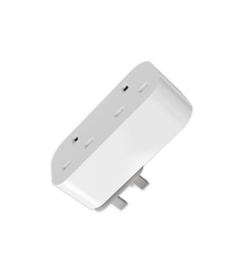 ENER-J 13A WiFi Dual Smart Plug, UK BS Plug, With Energy Monitor - Code SHA5354