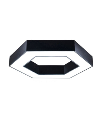 ENER-J Hollow Hexagon Pendant Lights D600*100*60mm 25W 6500K 45lm/W Black Body - Code T170