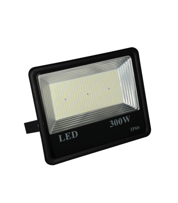 ENER-J 300W Outdoor LED Floodlight, 1500W Halogen Equiv Work Lights, Waterproof IP66 Security Super Bright Light 30000Lm, 6000K for for Garage, Porch, Garden - Code T214X