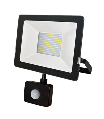 ENER-J 50W Slim LED Floodlight with PIR Sensor 6000K - Code T218