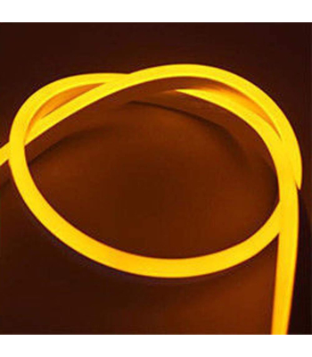 ENER-J 12V LED Neon Strip Kit, 3 Meters Silicon Neon Strip 6x12mm-120 LEDs/Mtr, 4 pcs Wall clips+5A Adapter, 3000K - Code T450