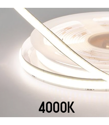 ENER-J 5 Meter 12V LED COB Strip 4000K IP20 (Power Supply Not Included) - Code T458