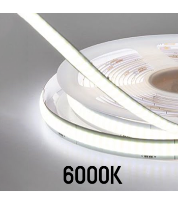 ENER-J 5 Meter 24V LED COB Strip 6000K IP65 (Power Supply Not Included) - Code T480