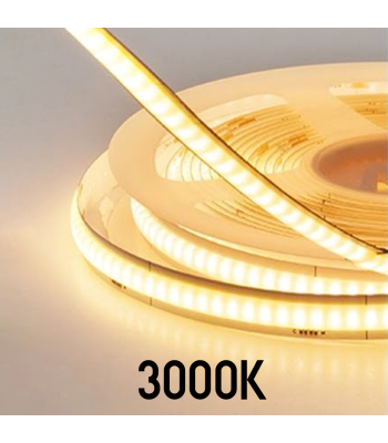 ENER-J 5 Meter 24V LED COB Strip 3000K IP65 (Power Supply Not Included) - Code T482