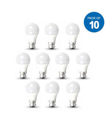 ENER-J LED Bulb- 15W GLS A60 LED Thermoplastic Lamp B22 4000K (PACK OF 10) - Code T538-10